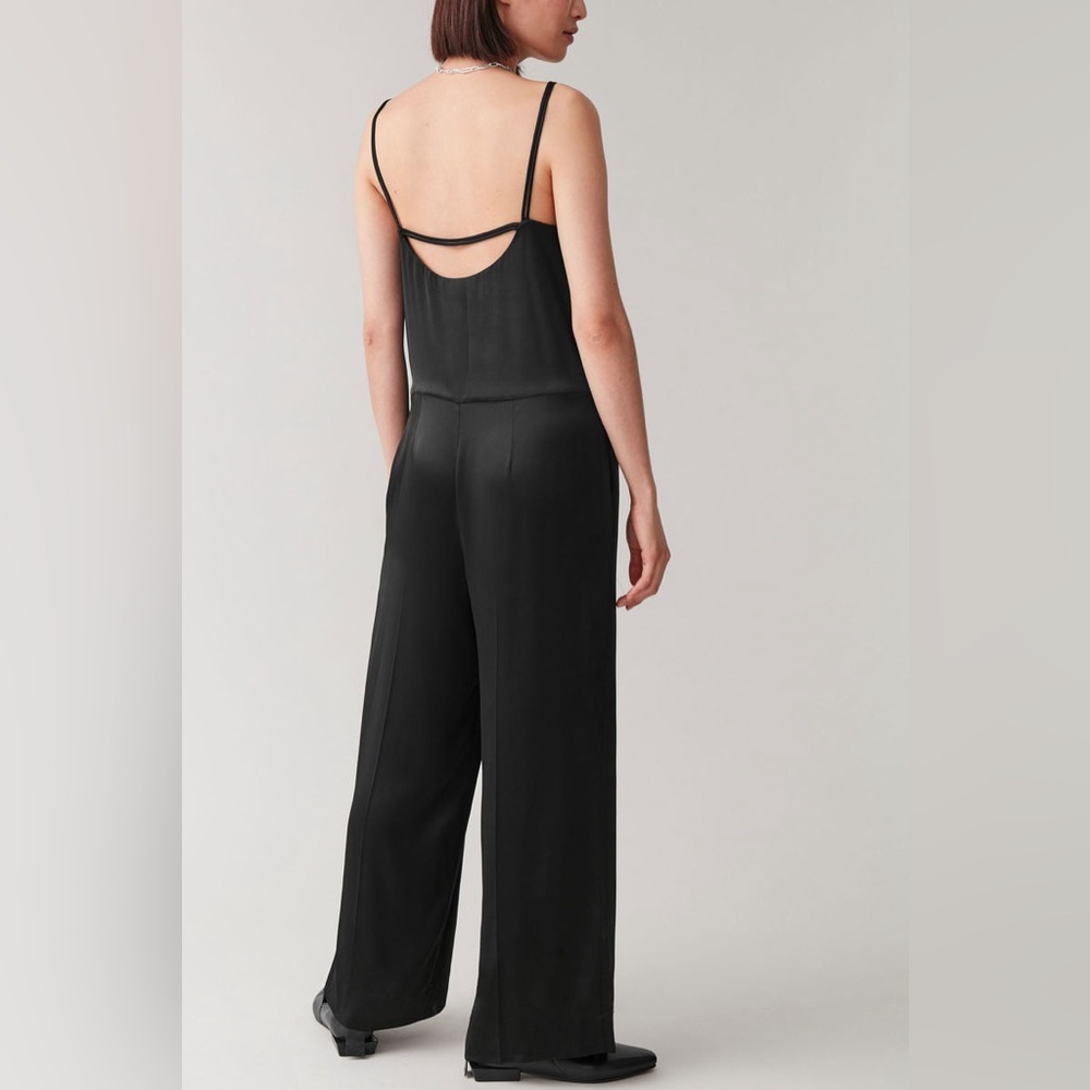 COS Double Strap Jumpsuit Size 6 in Black - Picture 11 of 11